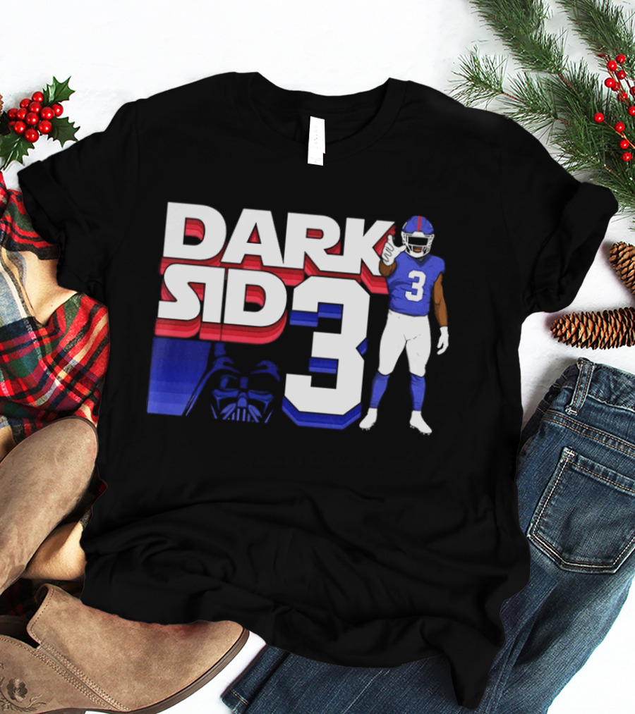 Dark Sid3 New York Giants Football Darth Vader T-Shirt
