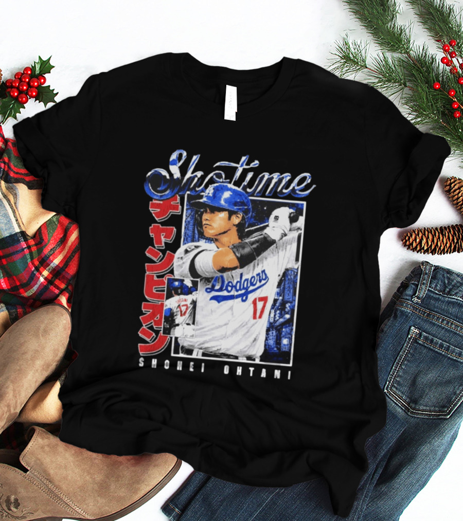 Sho Time Shohei Ohtani Dodgers 17 Baseball Sportswear T-Shirt