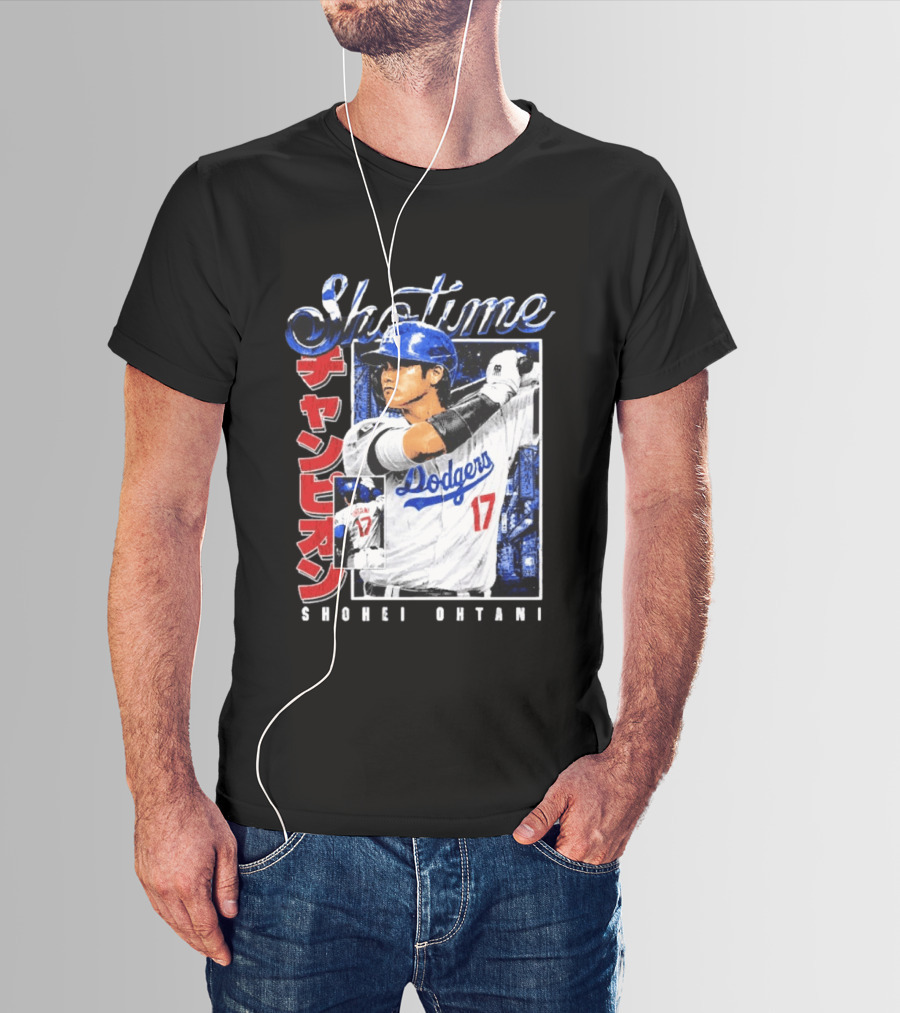 Sho Time Shohei Ohtani Dodgers 17 Baseball Sportswear T-Shirt