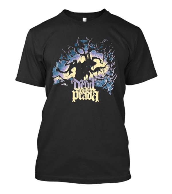 The Devil Wears Prada Roots Above Neon Tree Burst T-Shirt