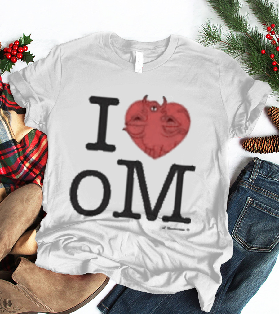 Polyvinyl Records Of Montreal I Love Om Heart Tomato Face T-Shirt
