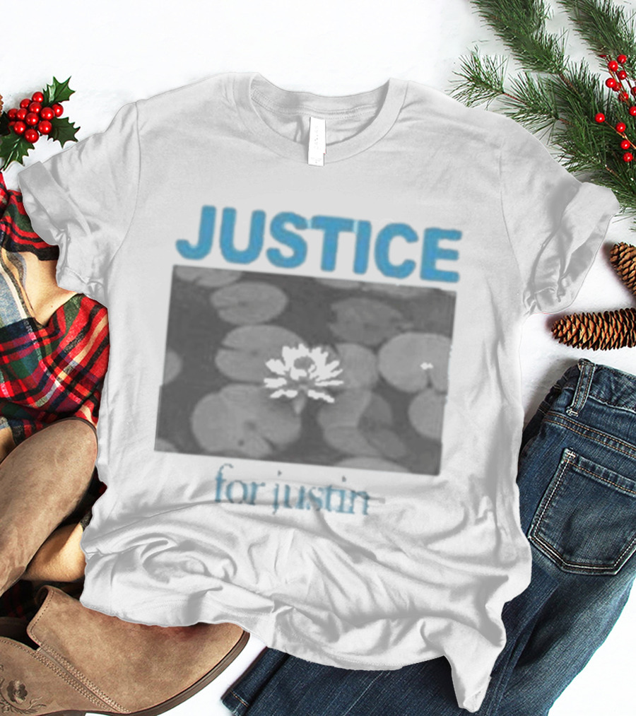 Justice Zack Peter Lotus Water Lily T-Shirt