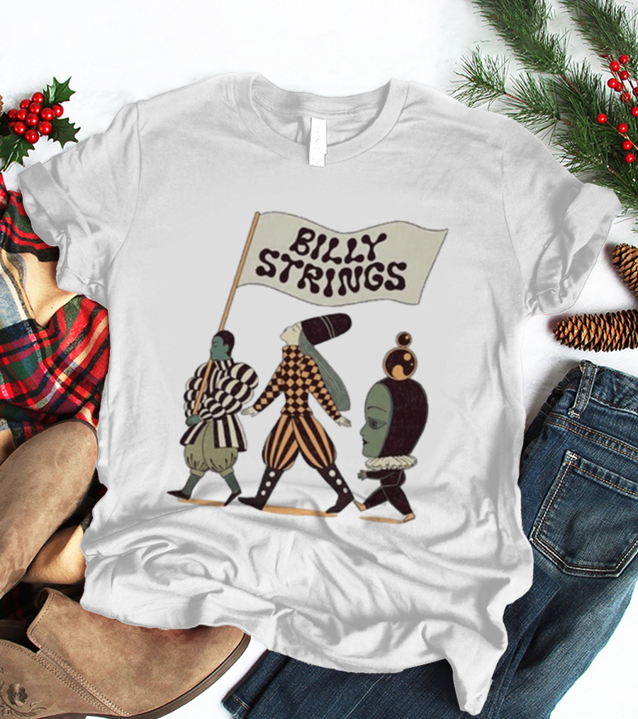 Billy Strings Spring Tour 2026 Parade Marching Characters With Dates T-Shirt