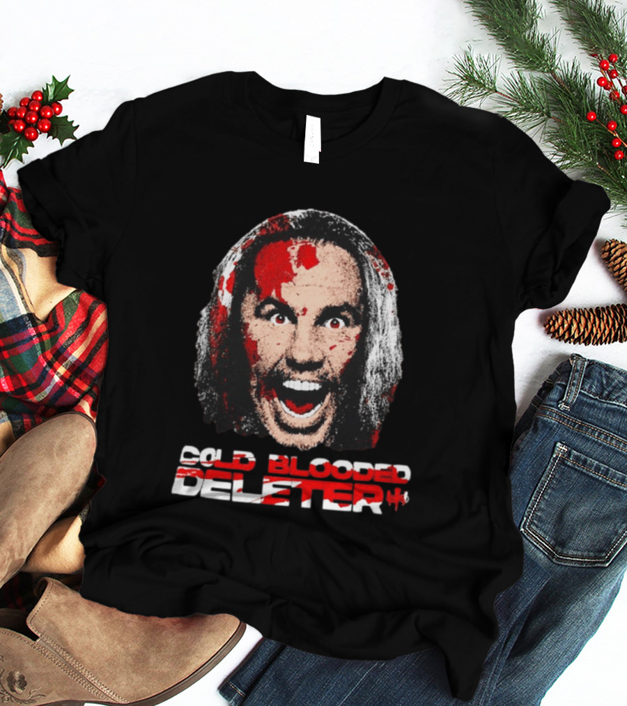 TNA Wrestling Matt Hardy Cold Blooded Deleter Face Paint T-Shirt