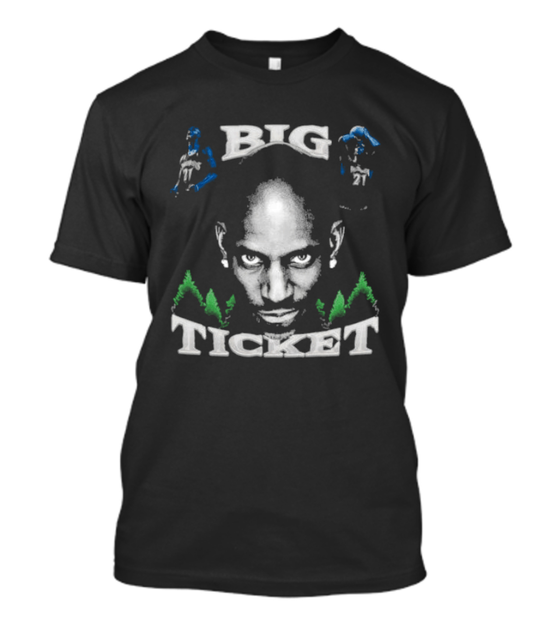 Big Ticket Kevin Garnett Minnesota Timberwolves Legend T-Shirt