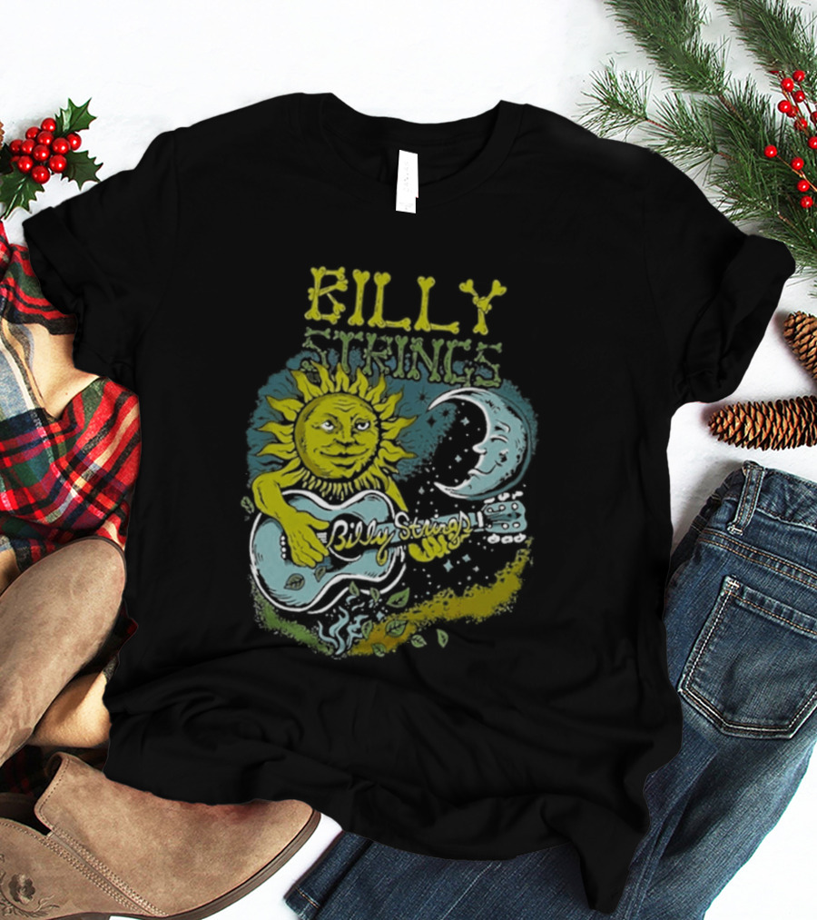 Billy Strings Sun And Moon Guitar T-Shirt