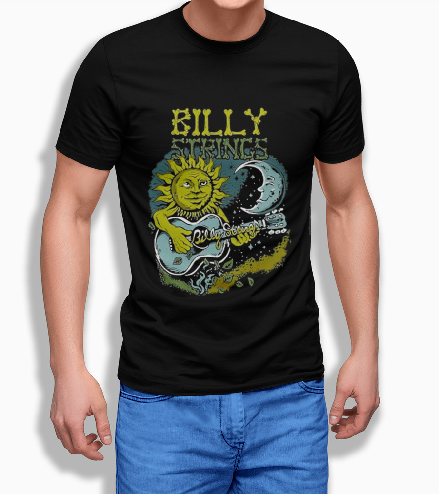 Billy Strings Sun And Moon Guitar T-Shirt