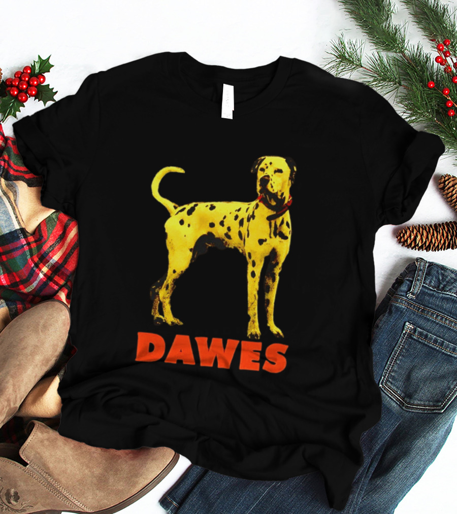 Dawes Dalmatian Dog Yellow And Red T-Shirt