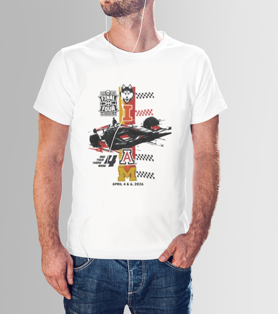 Final Four Racing Wolf Theme April 4 And 6 2026 Formula Car 4AM T-Shirt
