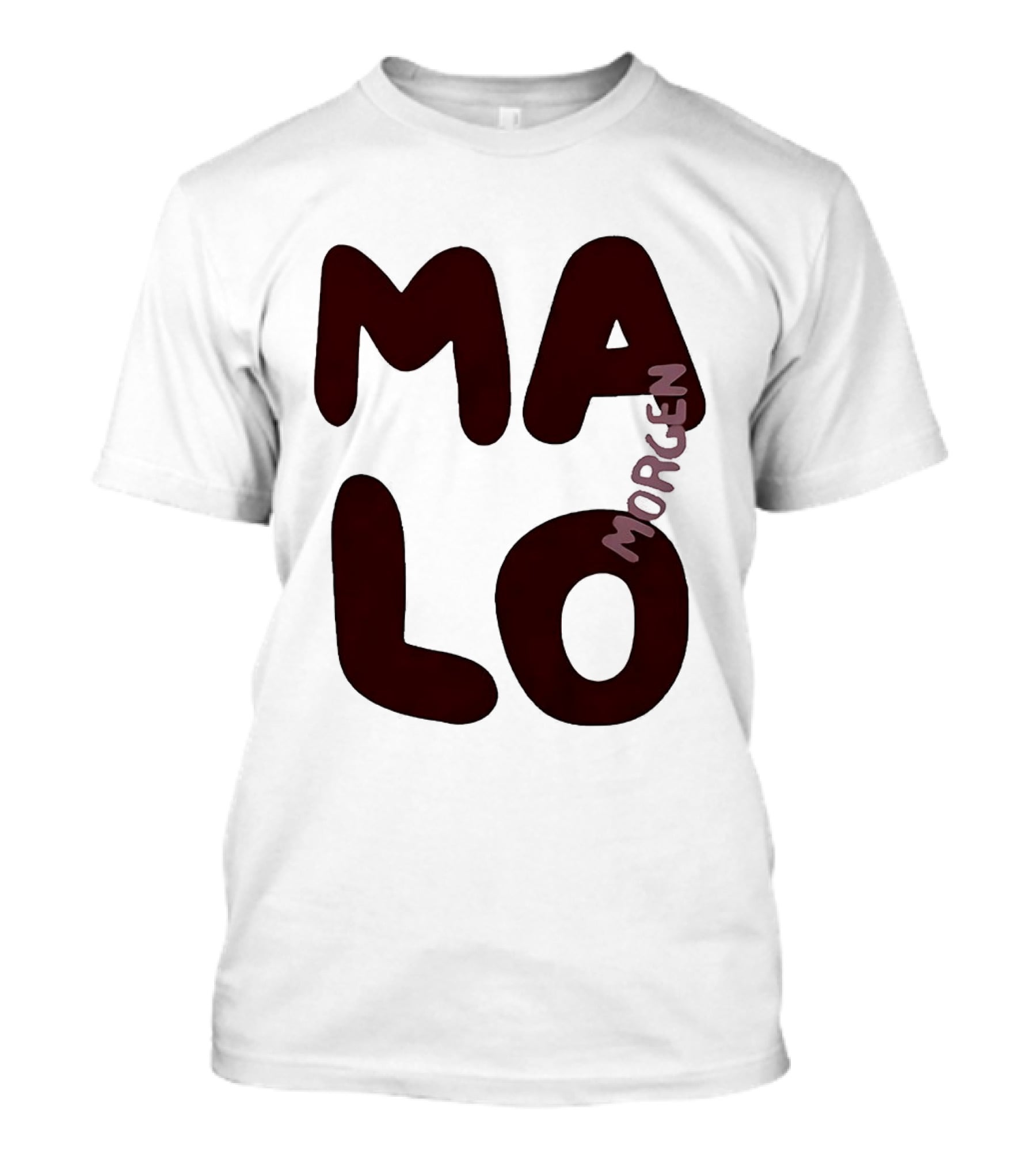 Malo Morgen Balkan Textual T-Shirt