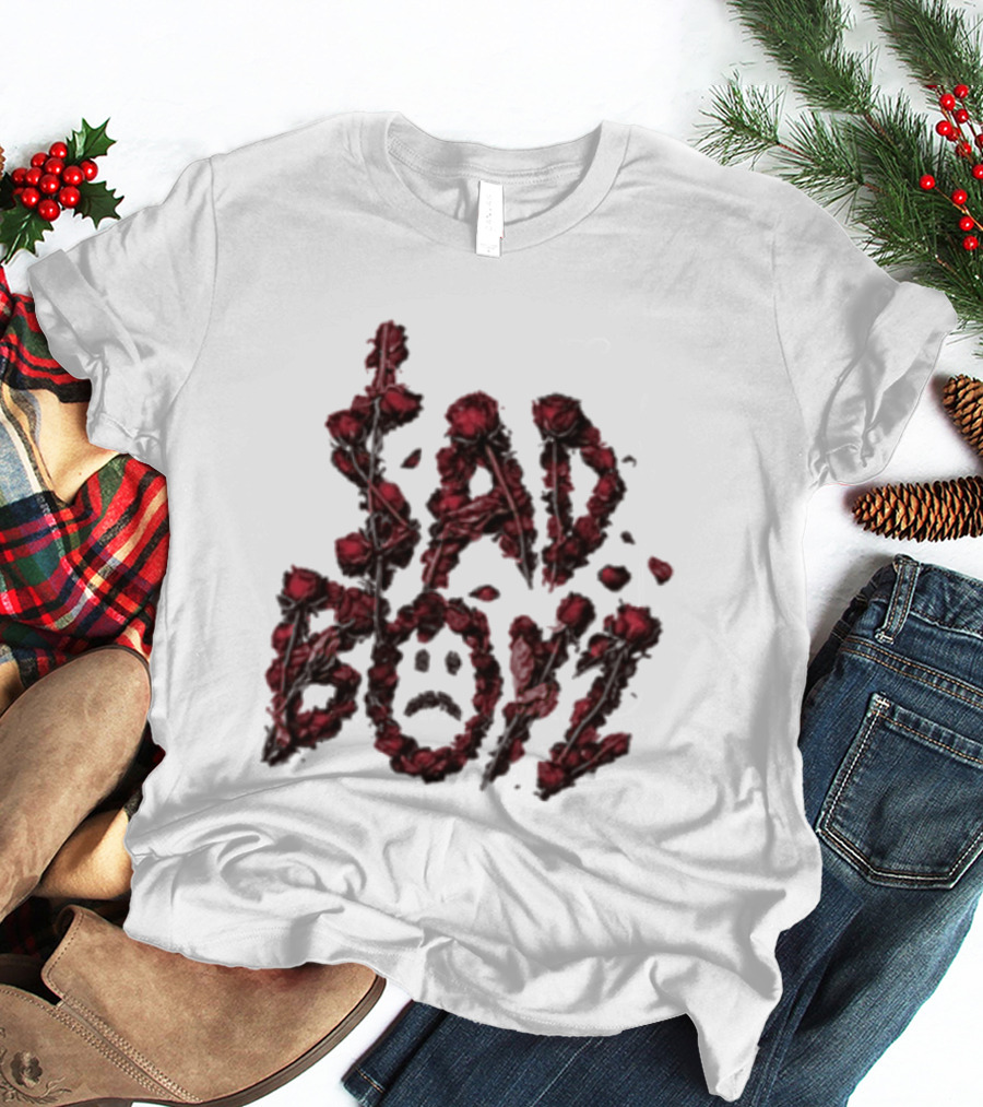 Sad Boyz Rose Petals Face T-Shirt