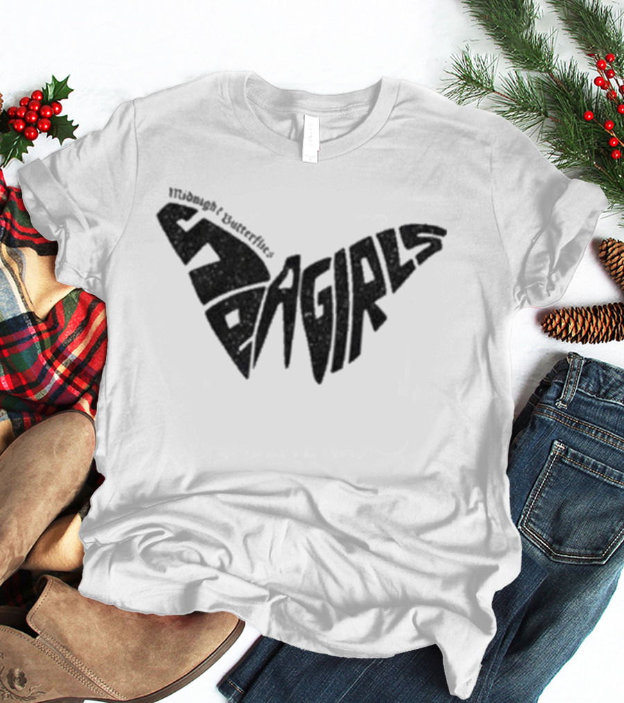 Sea Girls Butterfly White Winged T-Shirt