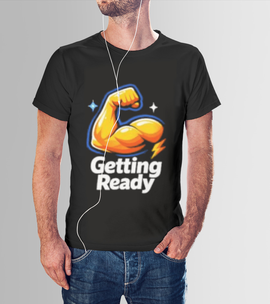 Cristiano Ronaldo Getting Ready Strong Arm Emoji T-Shirt