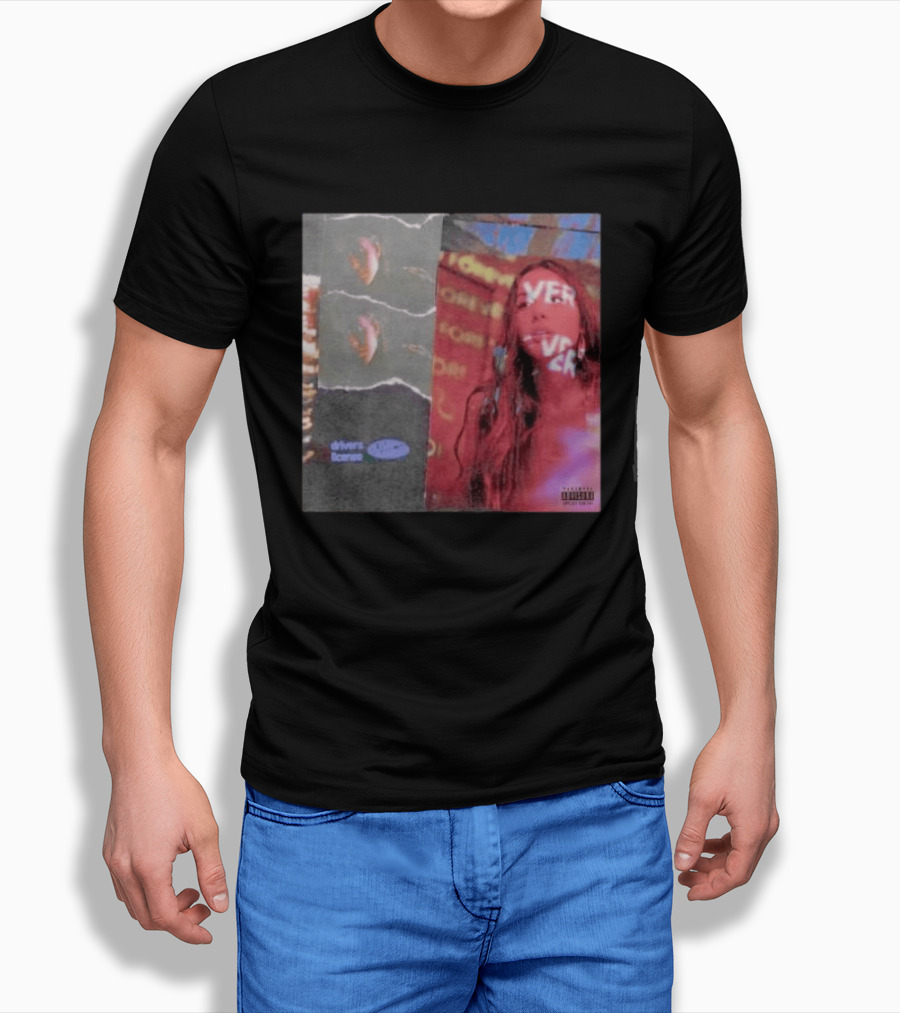 Drivers License Olivia Rodrigo Album Cover T-Shirt