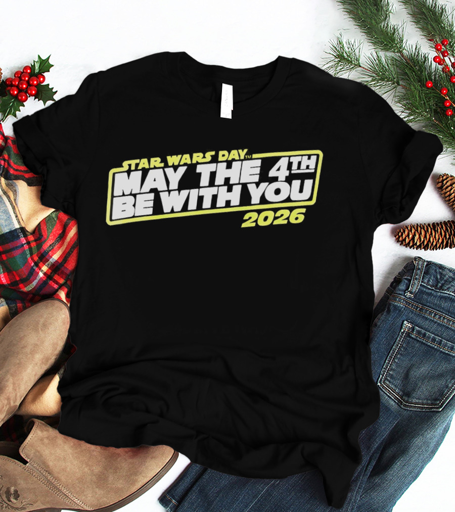 Star Wars Day 2026 May The 4th Be With You Yellow T-Shirt