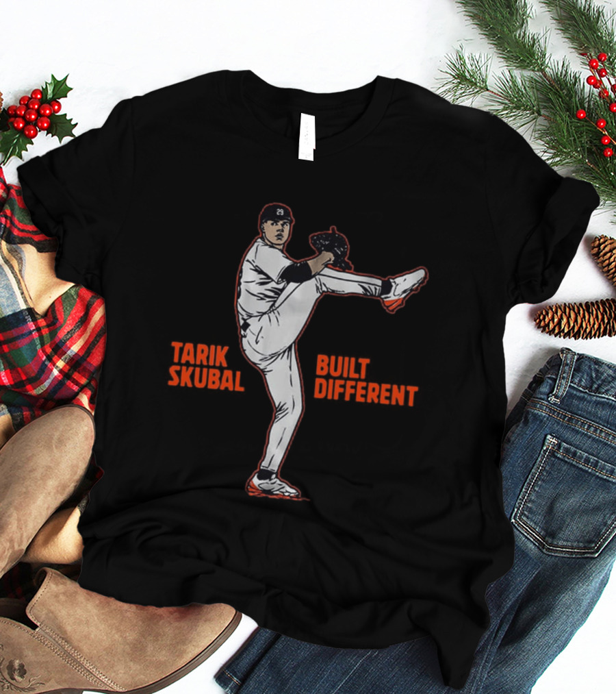 Tarik Skubal Built Different Baseball Pitcher 29 T-Shirt