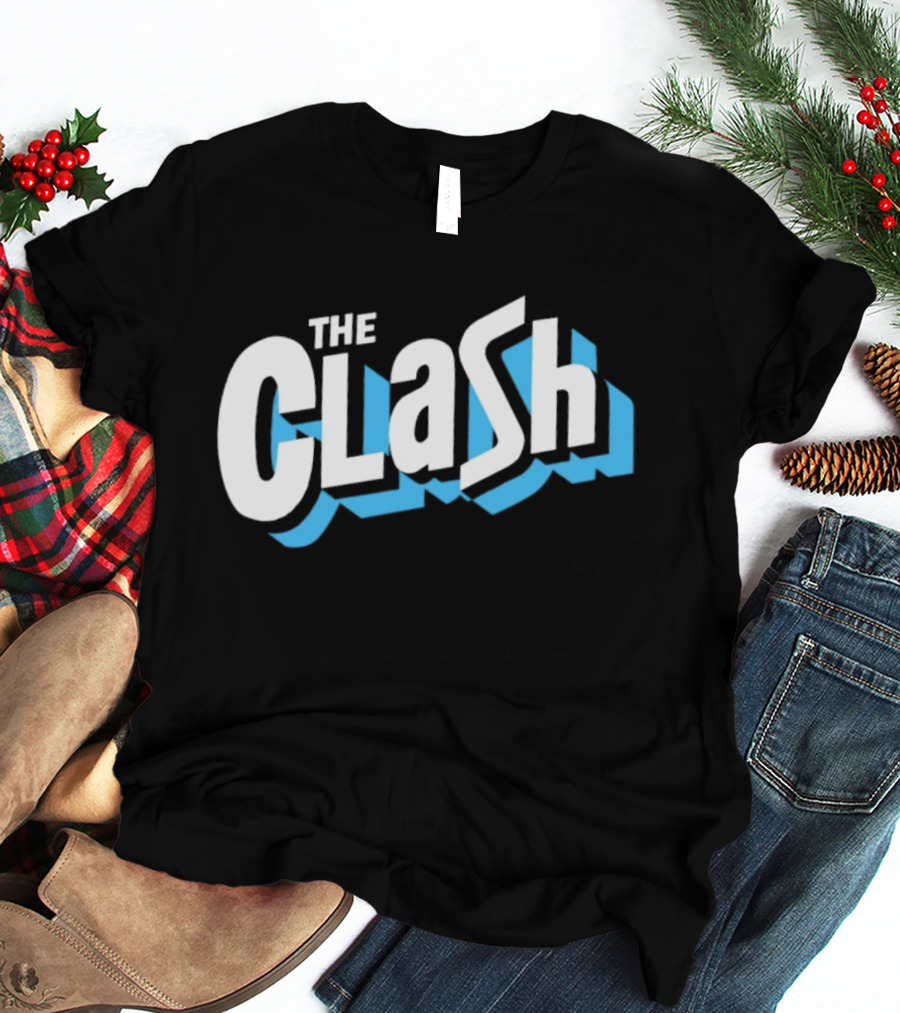 The Clash White And Blue T-Shirt