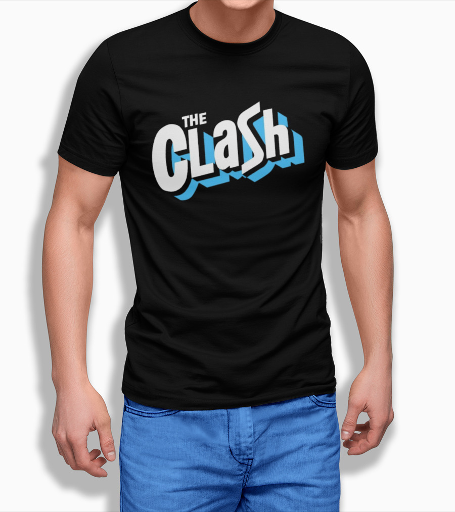 The Clash White And Blue T-Shirt