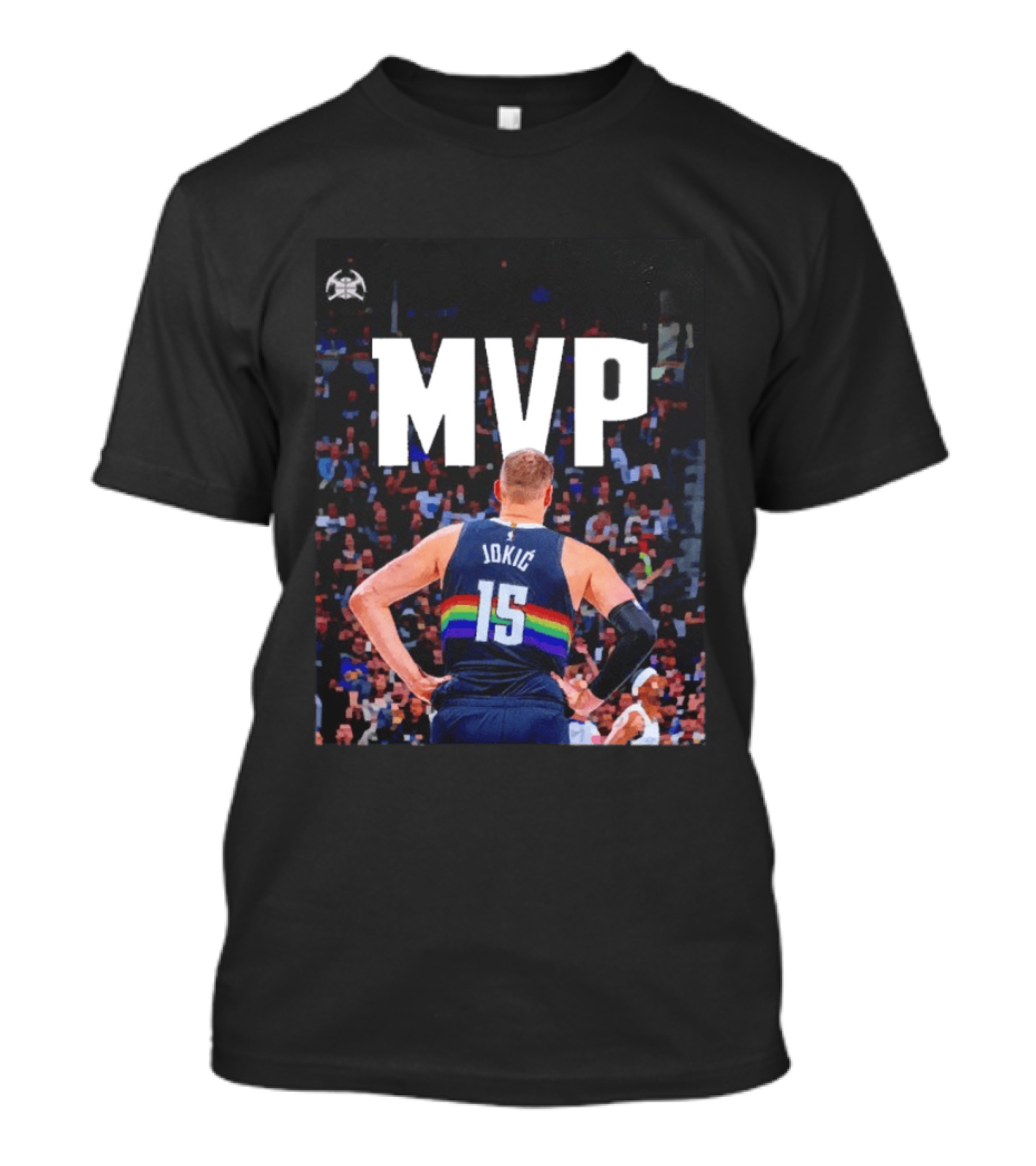 MVP Nikola Jokić 15 Denver Nuggets Basketball T-Shirt