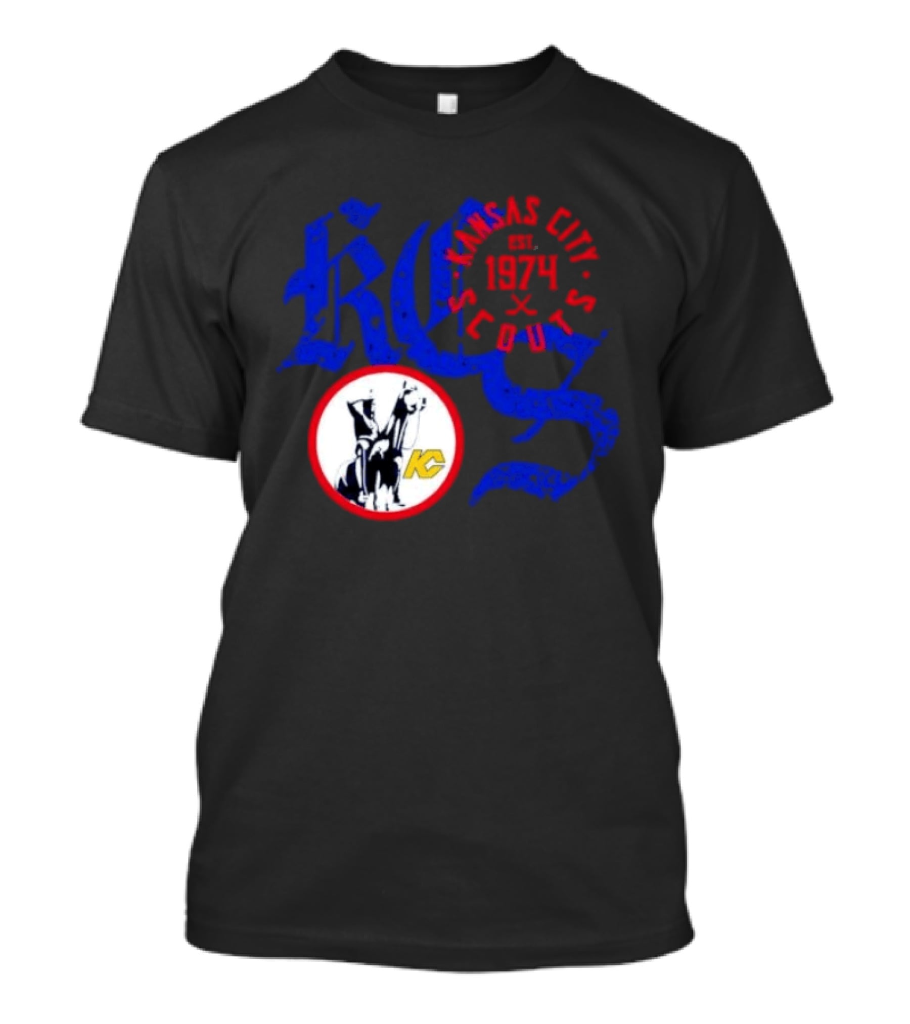 Kansas City Scouts 1974 Retro KC NHL Scouts T-Shirt