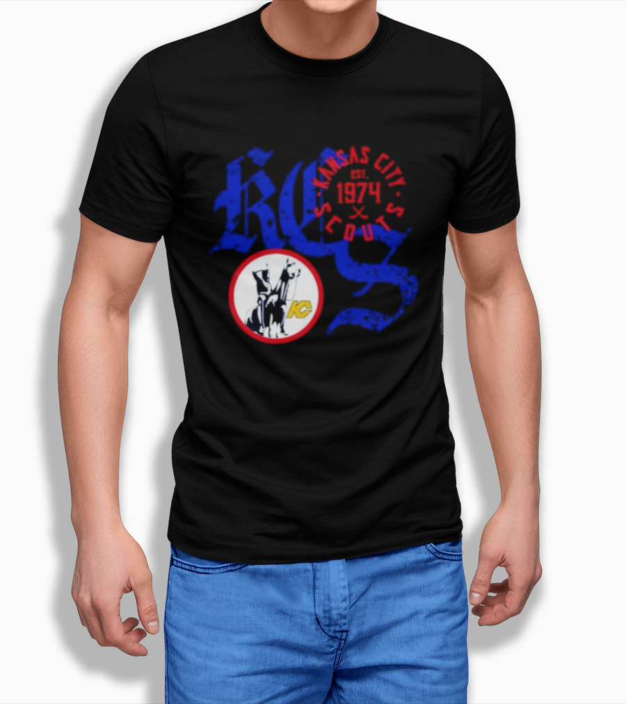 Kansas City Scouts 1974 Retro KC NHL Scouts T-Shirt