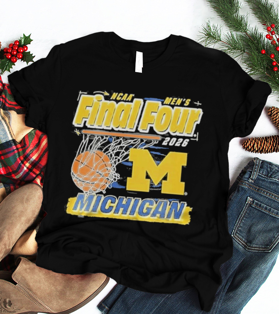 NCAA Men's Final Four 2026 Michigan Basketball M T-Shirt