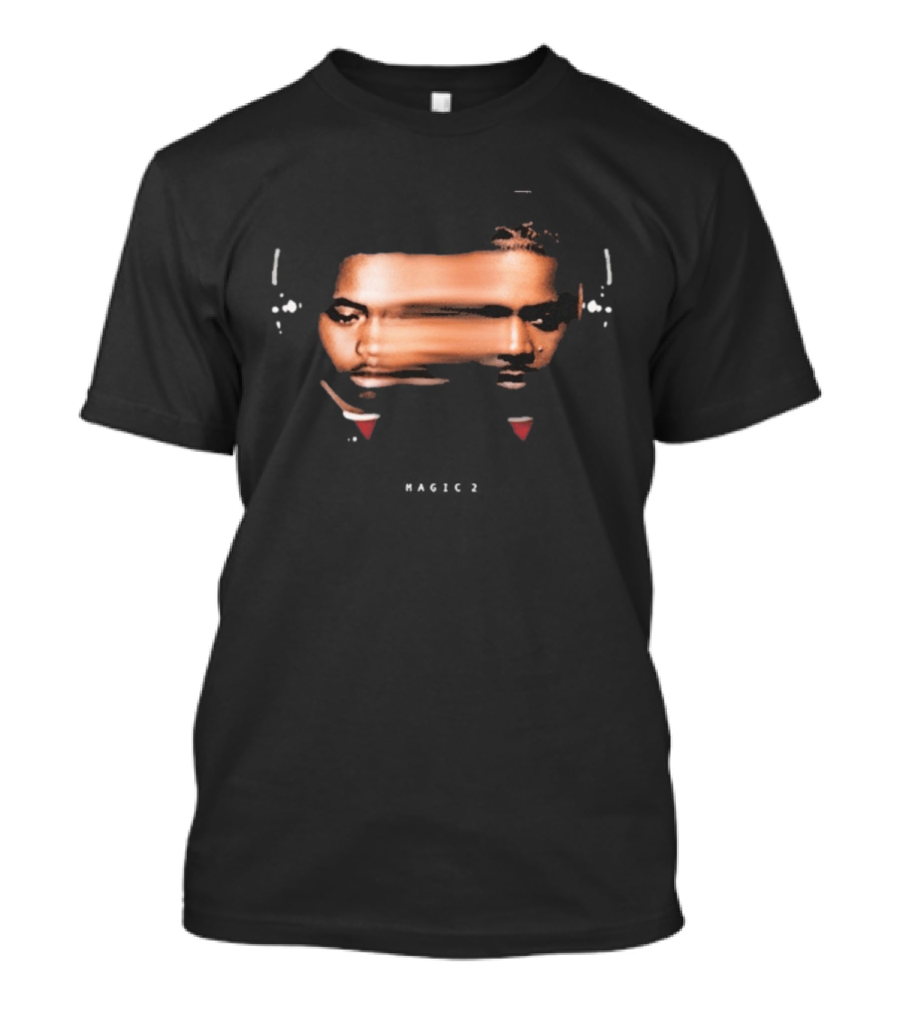 Nasir Jones Nas Magic 2 Album Distorted Face T-Shirt