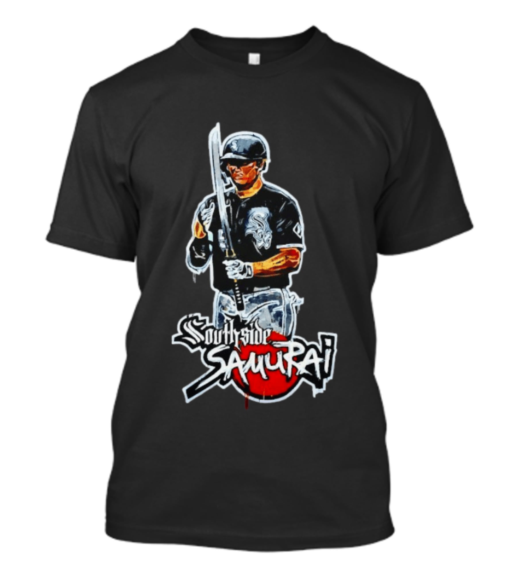 Southside Samurai Baseball Player Chicago White Sox T-Shirt