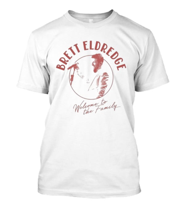 Brett Eldredge Welcome To The Family Circle T-Shirt