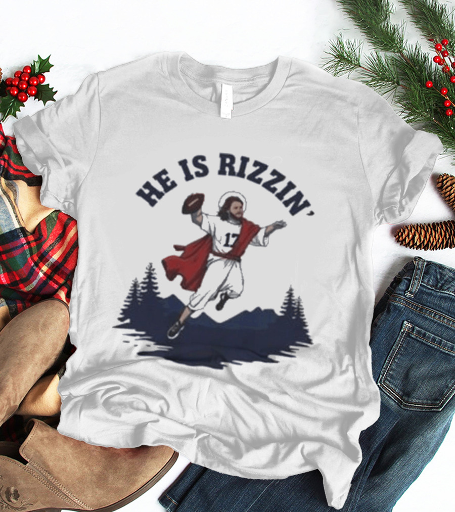 Buffalo Bills He Is Rizzin' Josh Allen Football T-Shirt
