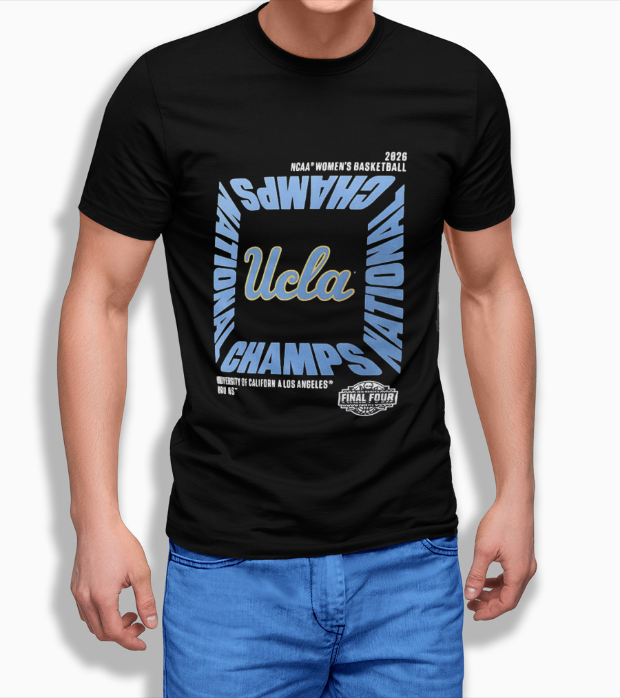 UCLA Bruins 2026 NCAA Women’s Basketball National Champs T-Shirt