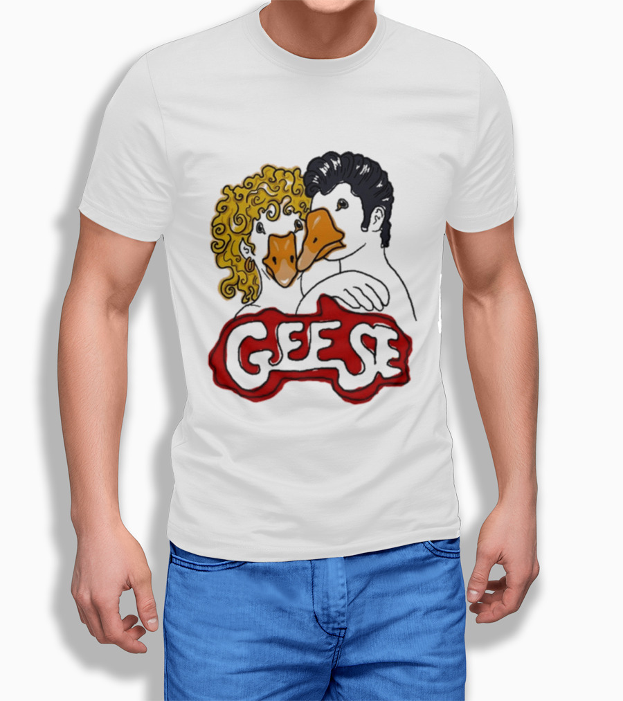Grease Inspired Lonely Club Geese With Duck Faces T-Shirt