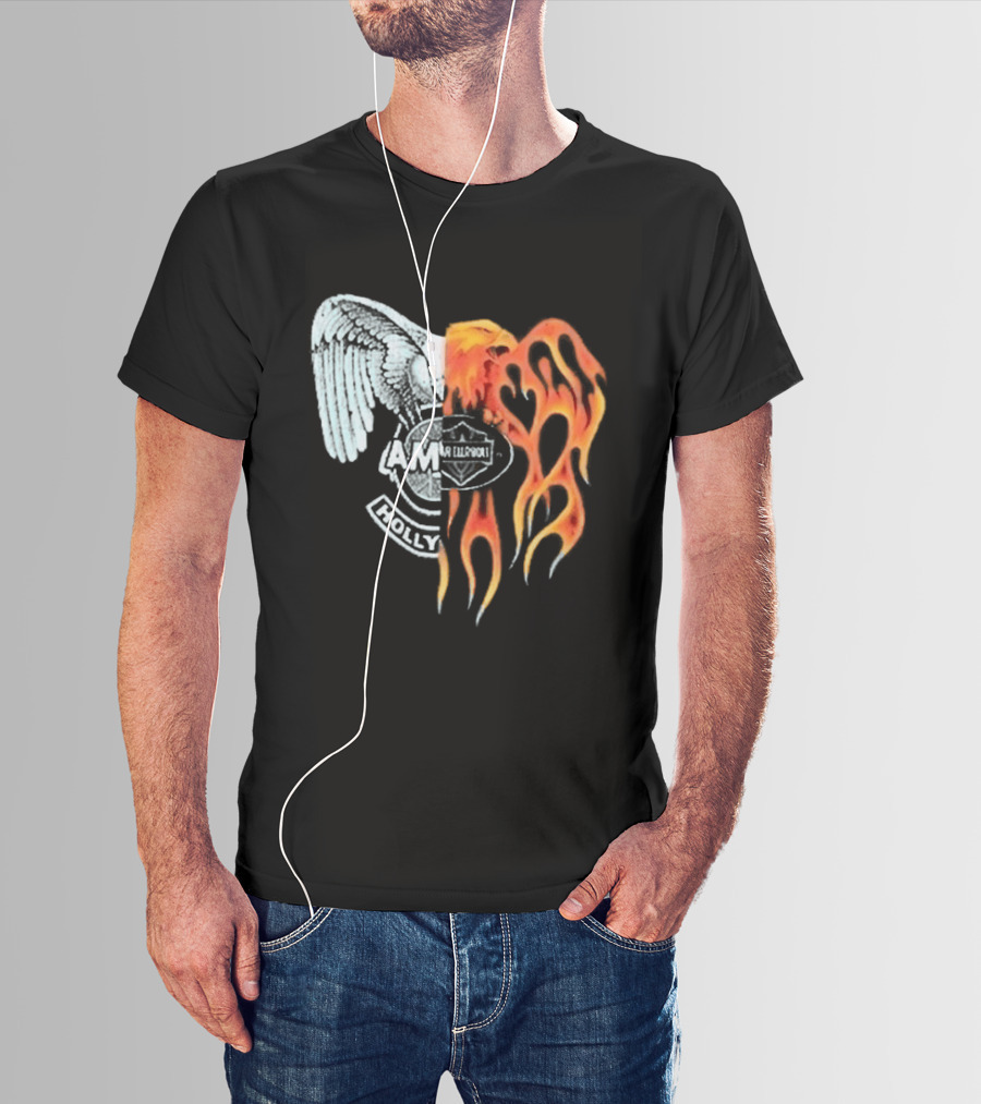 Louis Tomlinson HDWGH Tour Prague Amiri Spliced Angel Flames 2026 T-Shirt