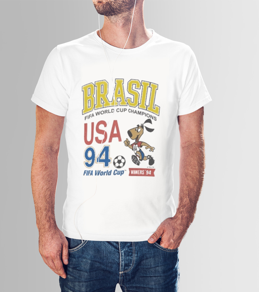 BRAZIL FIFA World Cup Champions USA 94 T-Shirt