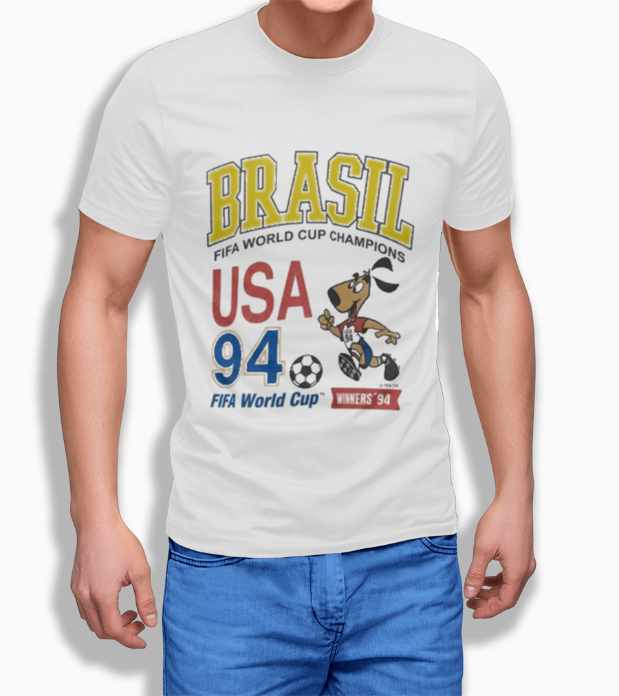 BRAZIL FIFA World Cup Champions USA 94 T-Shirt
