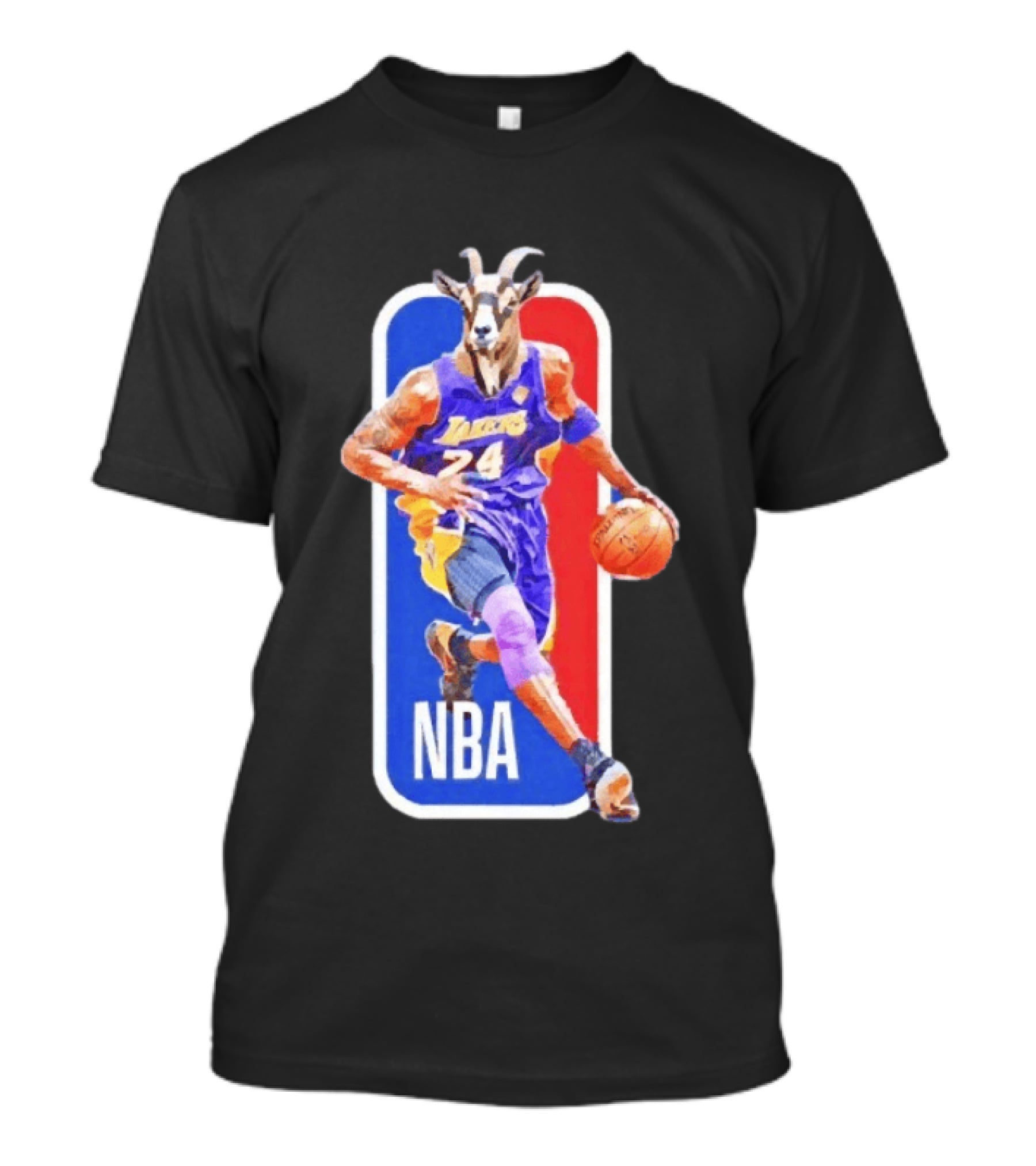 Kobe Bryant Los Angeles Lakers 24 NBA Goat Basketball T-Shirt