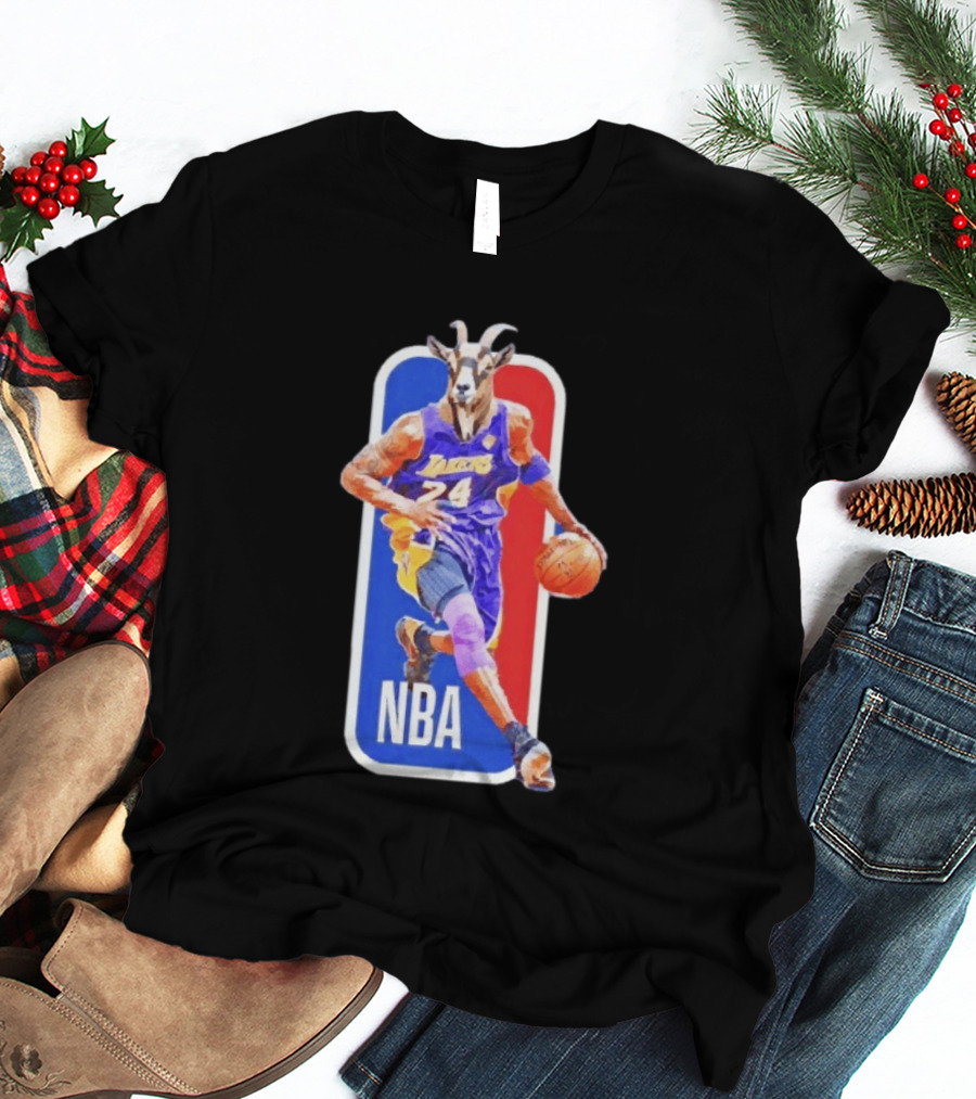 Kobe Bryant Los Angeles Lakers 24 NBA Goat Basketball T-Shirt