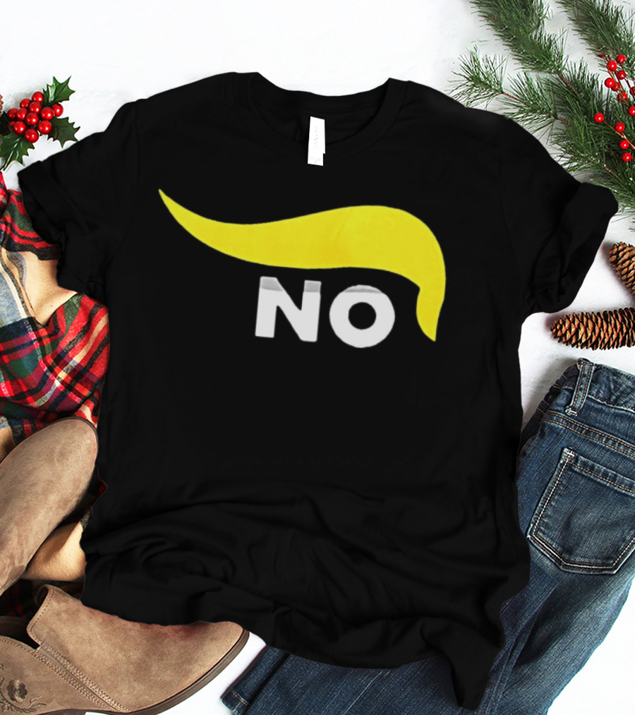 No One Wants To Fight For Israel With Iconic Yellow Hair Accentuating NO T-Shirt