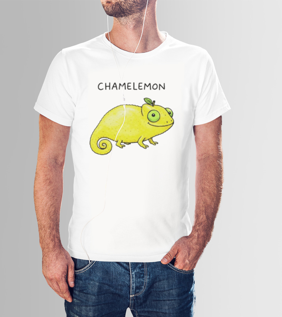 Chamelemon Lemon Chameleon Fruit Pun Humor T-Shirt
