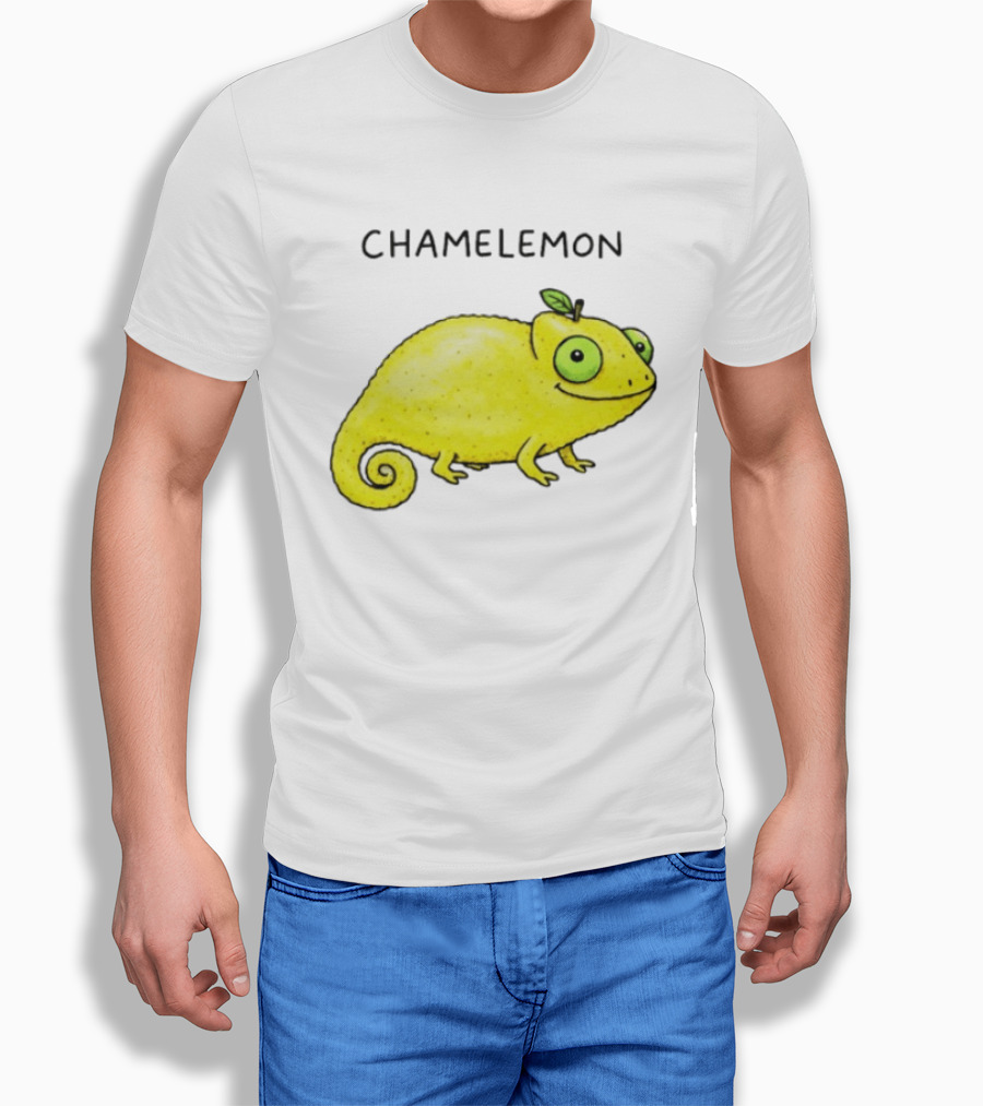 Chamelemon Lemon Chameleon Fruit Pun Humor T-Shirt