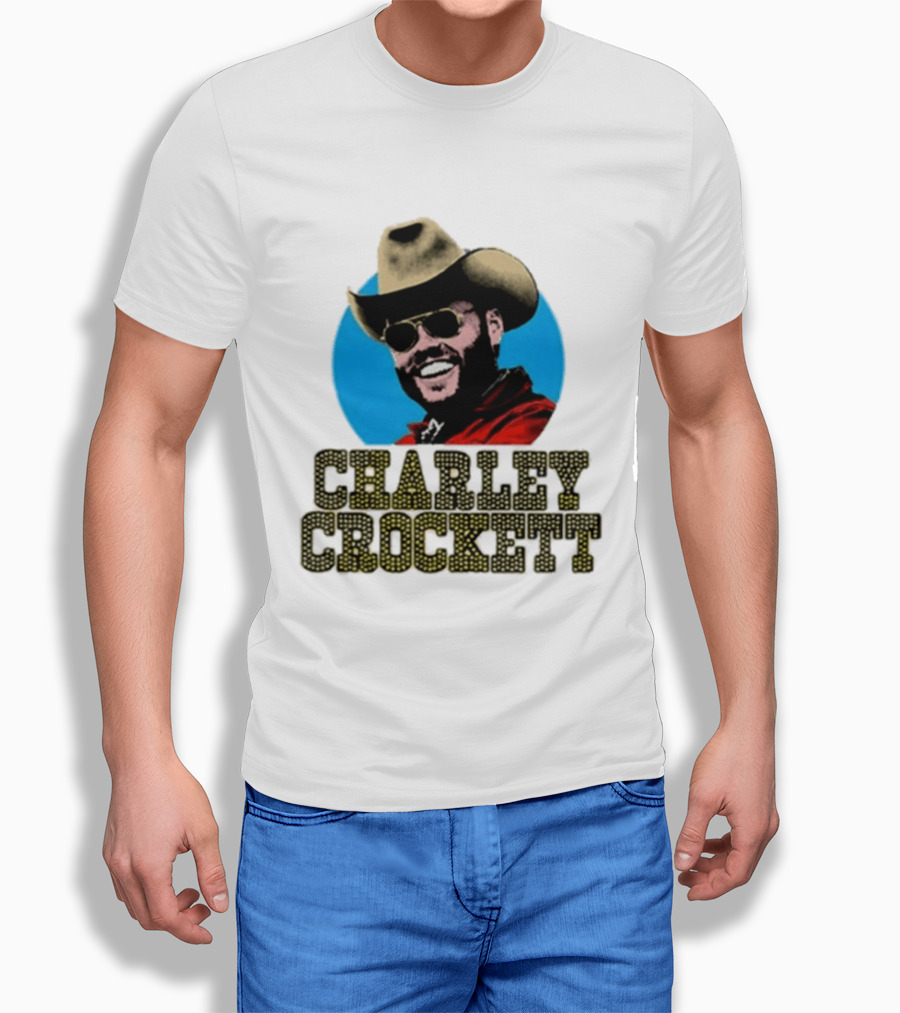 Charley Crockett Cowboy Hat Sunglasses Western T-Shirt