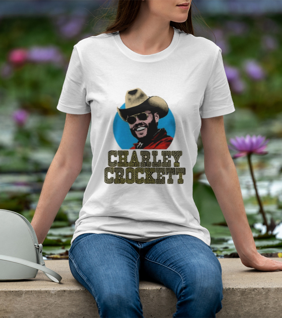 Charley Crockett Cowboy Hat Sunglasses Western T-Shirt