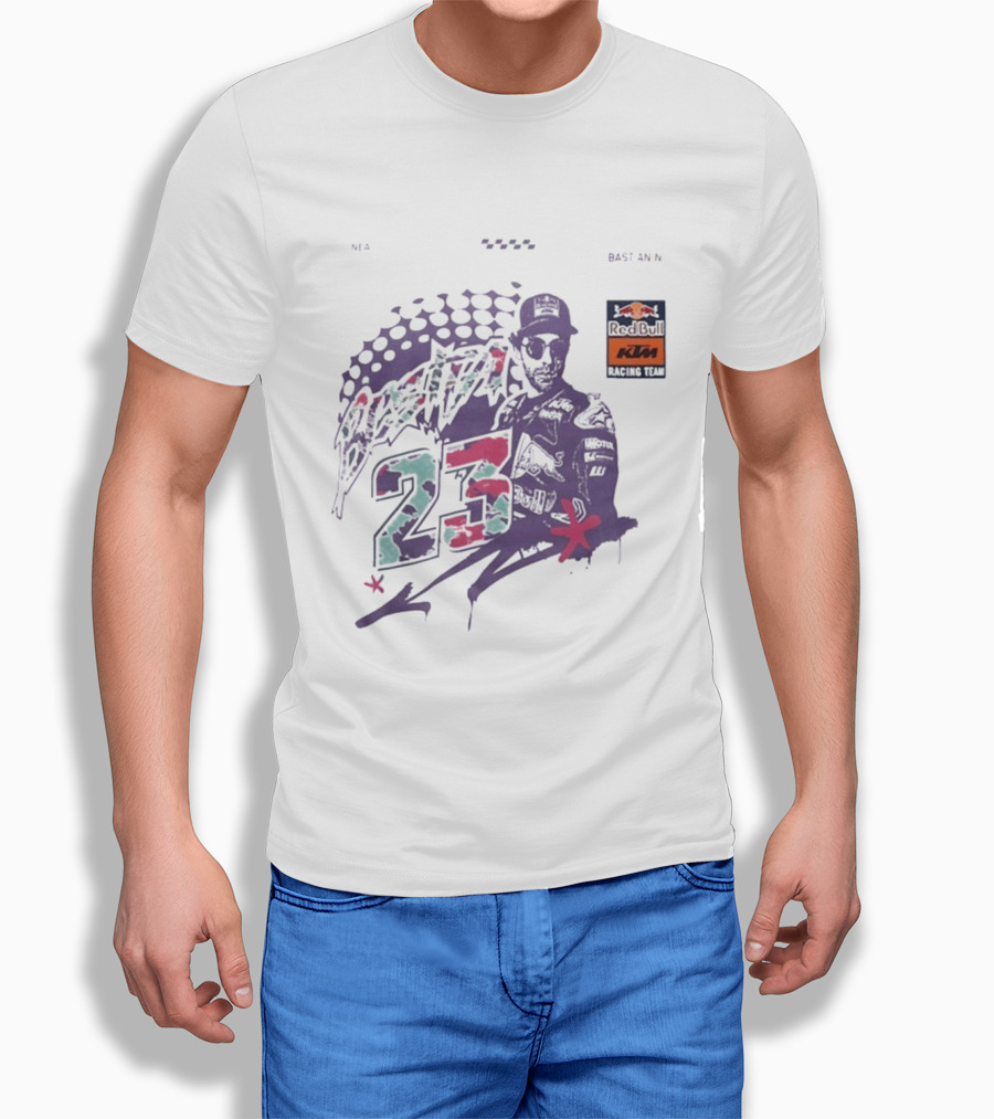 Enea Bastianini 23 Red Bull KTM Racing Team T-Shirt