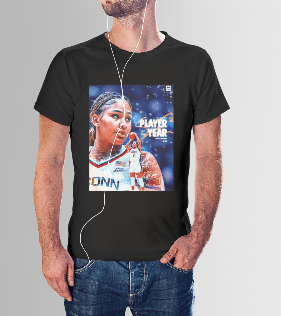 UConn Huskies The Athletic Player Of The Year Sarah Strong T-Shirt
