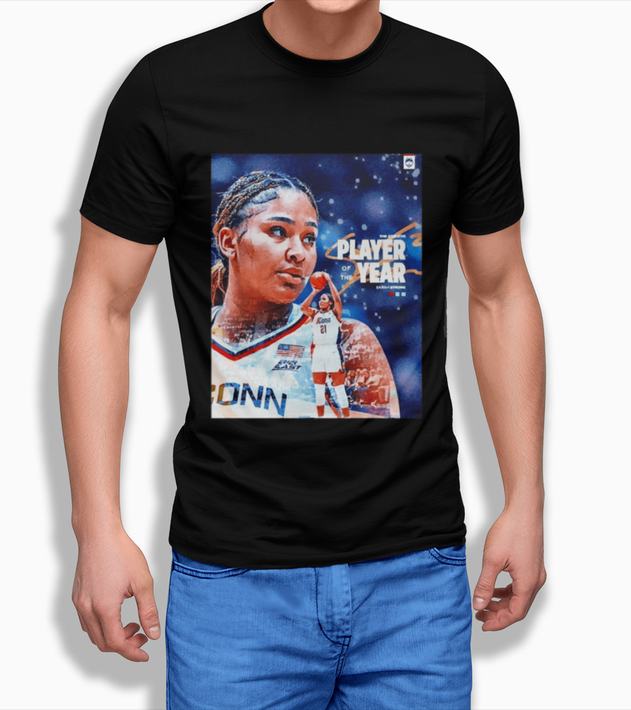 UConn Huskies The Athletic Player Of The Year Sarah Strong T-Shirt