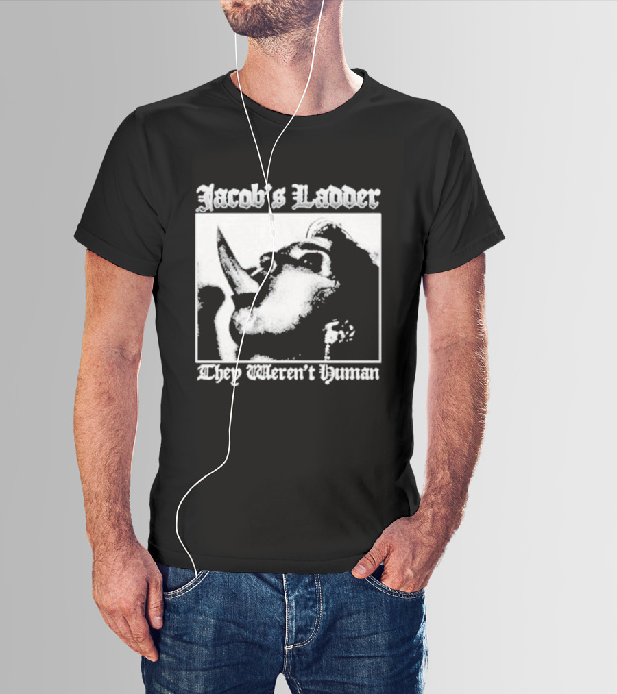 Jacob's Ladder 1990 Cult They Weren't Human Face Montage T-Shirt