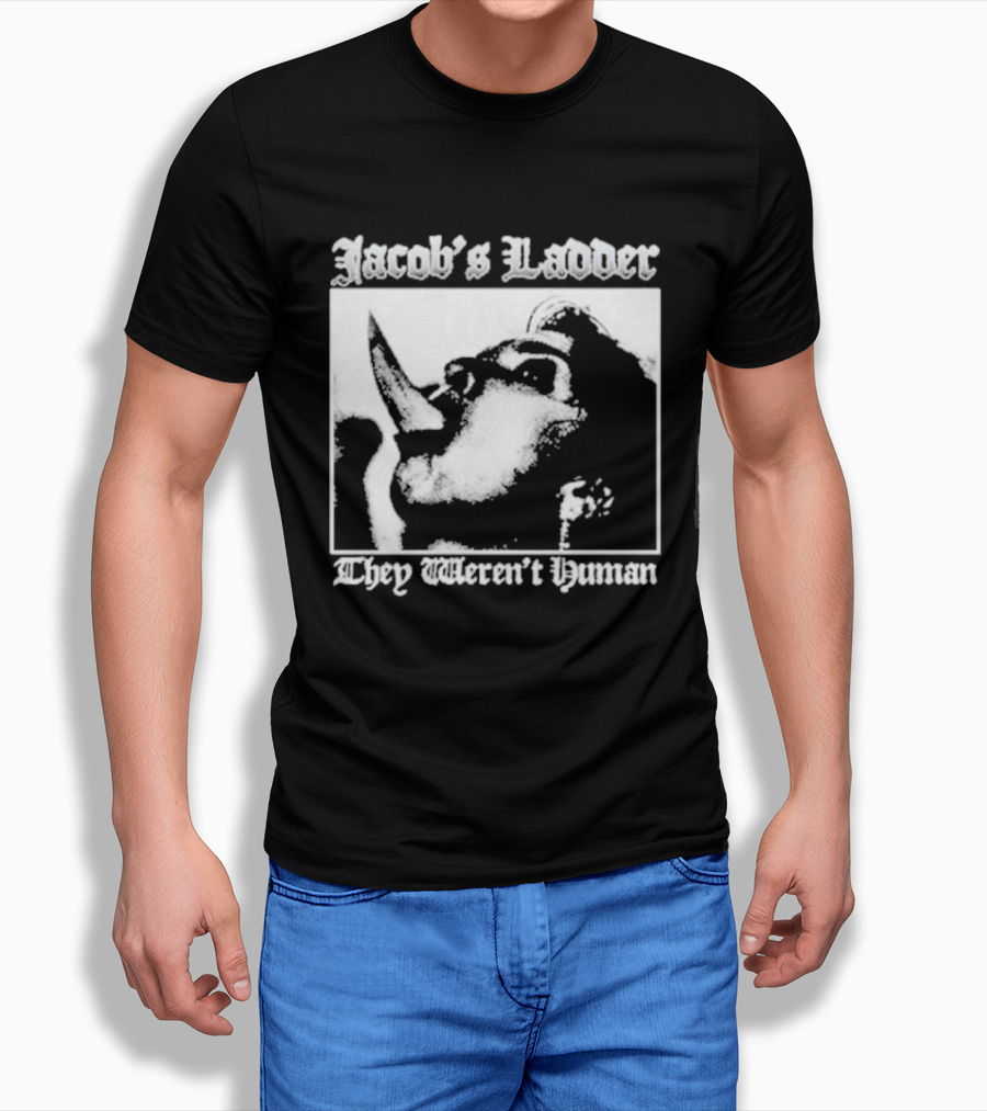 Jacob's Ladder 1990 Cult They Weren't Human Face Montage T-Shirt