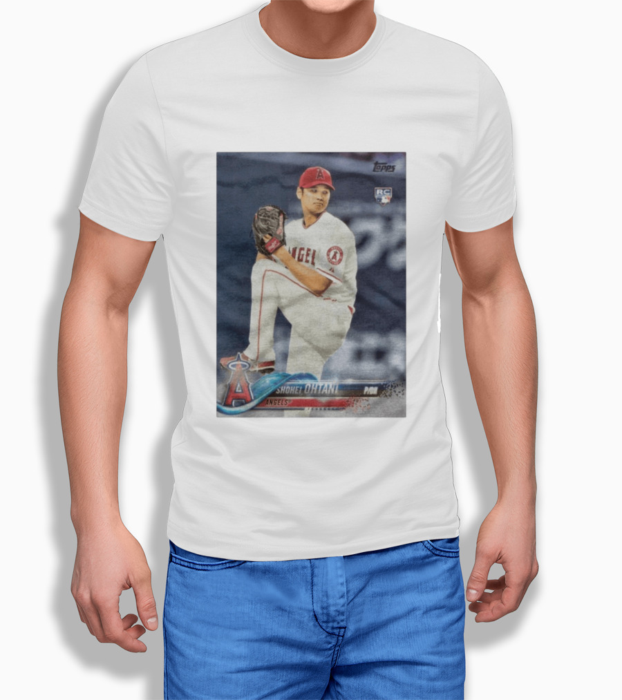 Topps Los Angeles Angels Shohei Ohtani RC Rookie Card T-Shirt