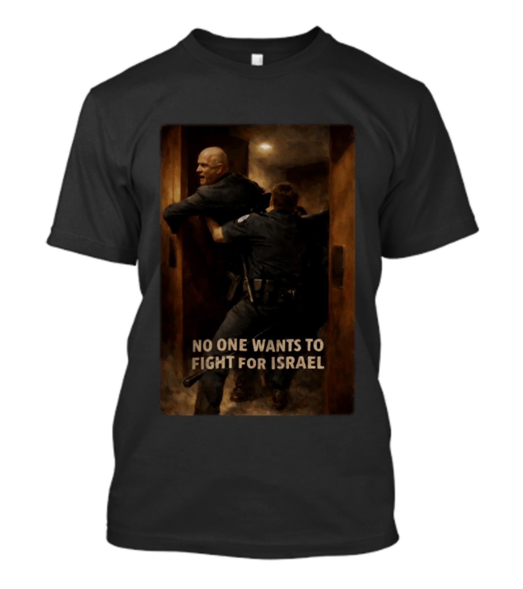 U.S. Marine Corps Sergeant Brian McGuinness No One Wants To Fight For Israel T-Shirt