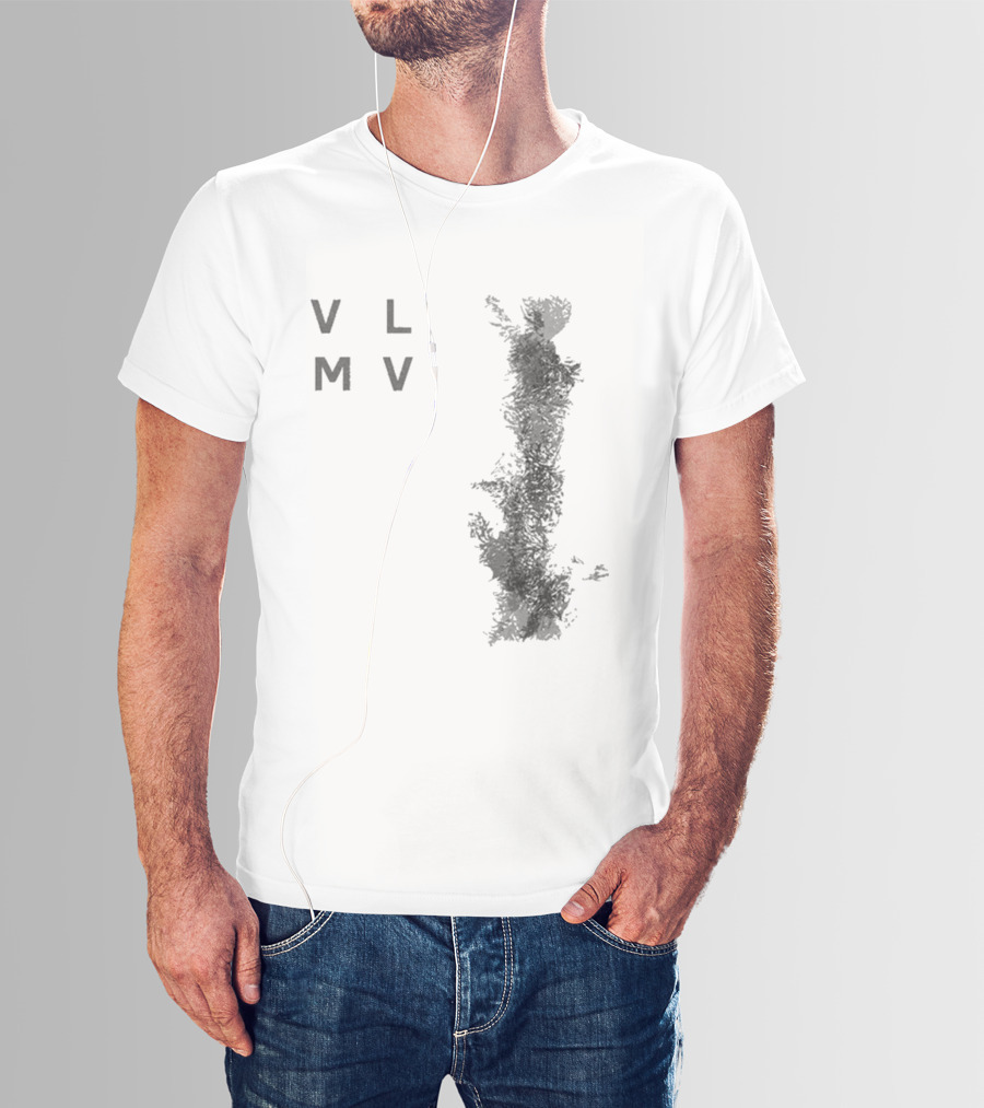 Vlmv There Will Come Soft Rains Abstract Monochrome T-Shirt